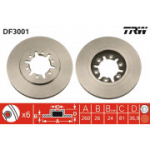Piduriketas TRW DF3001