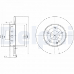 Piduriketas DELPHI BG2769