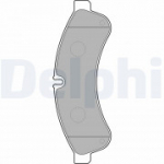 Piduriklotsi komplekt, ketaspidur DELPHI LP2063