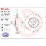 Piduriketas BREMBO 09.8137.31