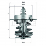 Termostaat, jahutusvedelik BEHR TX 63 83