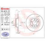 Piduriketas BREMBO 08.A615.11