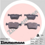 Piduriklotsi komplekt, ketaspidur ZIMMERMANN 25353.165.1