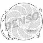 Ventilaator, mootorijahutus DENSO DER21017