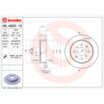Piduriketas BREMBO 08.A920.10