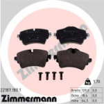 Piduriklotsi komplekt, ketaspidur ZIMMERMANN 22187.180.1