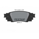 Piduriklotsi komplekt, ketaspidur TEXTAR 2243401