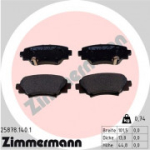 Piduriklotsi komplekt, ketaspidur ZIMMERMANN 25878.140.1