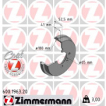 Piduritrummel ZIMMERMANN 600.1963.20