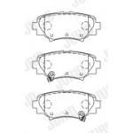 Piduriklotsi komplekt, ketaspidur JURID 573614J