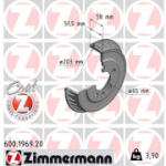 Piduritrummel ZIMMERMANN 600.1969.20