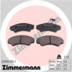 Piduriklotsi komplekt, ketaspidur ZIMMERMANN 23919.195.1
