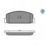 Piduriklotsi komplekt, ketaspidur MEYLE 025 240 4514/PD