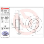 Piduriketas BREMBO 09.9905.11