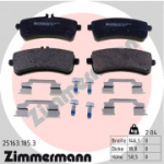 Piduriklotsi komplekt, ketaspidur ZIMMERMANN 25163.185.3