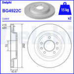 Piduriketas DELPHI BG4922C