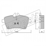 Piduriklotsi komplekt, ketaspidur fri.tech. 662.0