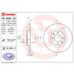 Piduriketas BREMBO 08.8682.21