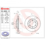 Piduriketas BREMBO 09.8066.14