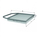 &Otilde;hufilter MAHLE ORIGINAL LX 1564