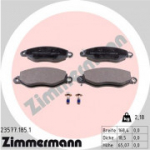 Piduriklotsi komplekt, ketaspidur ZIMMERMANN 23577.185.1