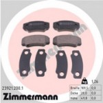 Piduriklotsi komplekt, ketaspidur ZIMMERMANN 23921.200.1
