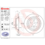 Piduriketas BREMBO 08.A957.11
