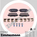 Piduriklotsi komplekt, ketaspidur ZIMMERMANN 25733.170.2