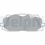 Piduriklotsi komplekt,ketaspidur DELPHI LP3302