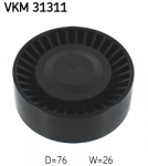 Seade ja juhtrull, soonrihm SKF VKM 31311