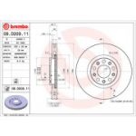 Piduriketas BREMBO 09.D209.11