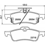 Piduriklotsi komplekt, ketaspidur HELLA 8DB 355 020-501
