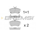 Piduriklotsi komplekt, ketaspidur BREMSI BP2908