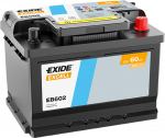 Aku EXIDE Excell EB602 60Ah 540A