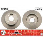 Piduriketas TRW DF4742