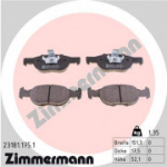 Piduriklotsi komplekt, ketaspidur ZIMMERMANN 23181.175.1