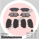 Piduriklotsi komplekt, ketaspidur ZIMMERMANN 23581.190.1