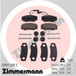 Piduriklotsi komplekt, ketaspidur ZIMMERMANN 23921.200.2