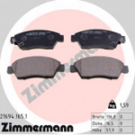 Piduriklotsi komplekt, ketaspidur ZIMMERMANN 21694.165.1