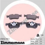 Piduriklotsi komplekt, ketaspidur ZIMMERMANN 25836.170.1
