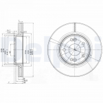 Piduriketas DELPHI BG3733