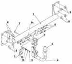 K&auml;rukonks AUTOHAK B10V BMW X5 E70, F15, F85