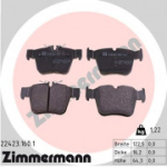 Piduriklotsi komplekt, ketaspidur ZIMMERMANN 22423.160.1