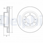 Piduriketas DELPHI BG4925C