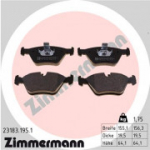 Piduriklotsi komplekt, ketaspidur ZIMMERMANN 23183.195.1