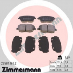 Piduriklotsi komplekt, ketaspidur ZIMMERMANN 23581.190.2