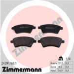 Piduriklotsi komplekt, ketaspidur ZIMMERMANN 24391.160.1