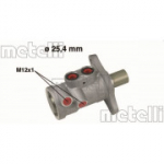 Peapiduri silinder METELLI 05-0557