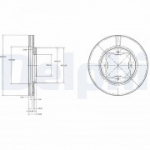 Piduriketas DELPHI BG2798