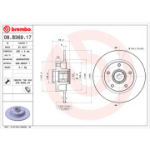 Piduriketas BREMBO 08.B369.17